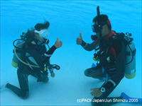 海洋実習イメージ｜ダイビングをはじめよう！