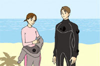 PADI ドライスーツSPコース